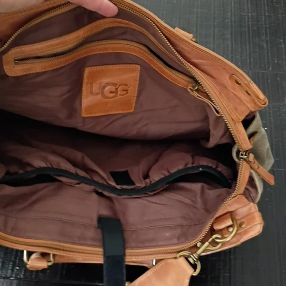UGG  Leather and canvas Men's Bag - Picture 10 of 12